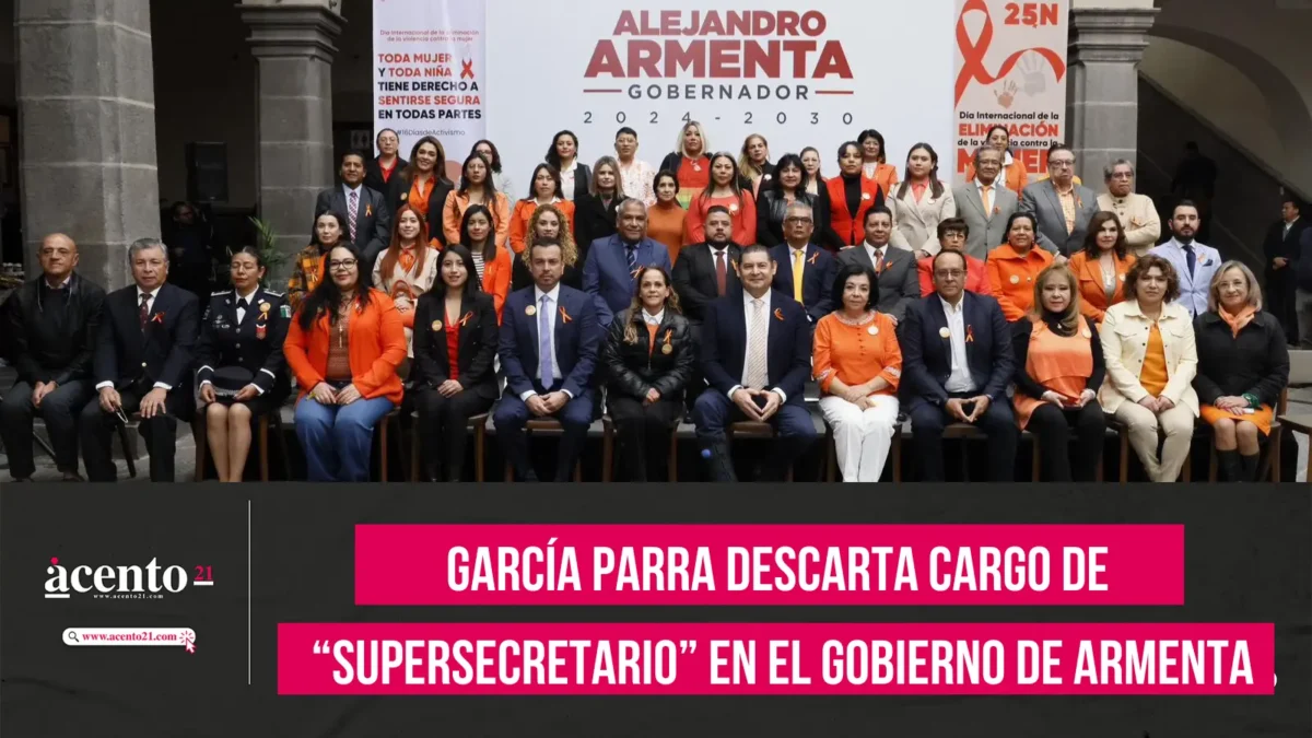 García Parra descarta cargo de “supersecretario” en el gobierno de Armenta