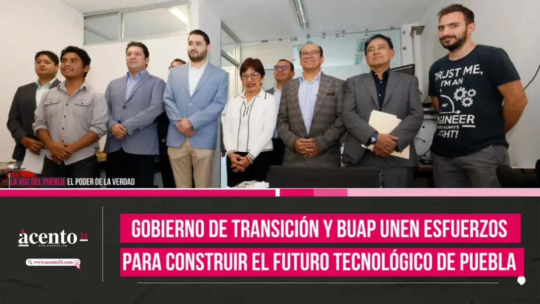 Gobierno de transición y BUAP unen esfuerzos para construir el futuro tecnológico de Puebla