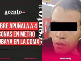 Hombre apuñala a 4 personas en metro Tacubaya en la CDMX