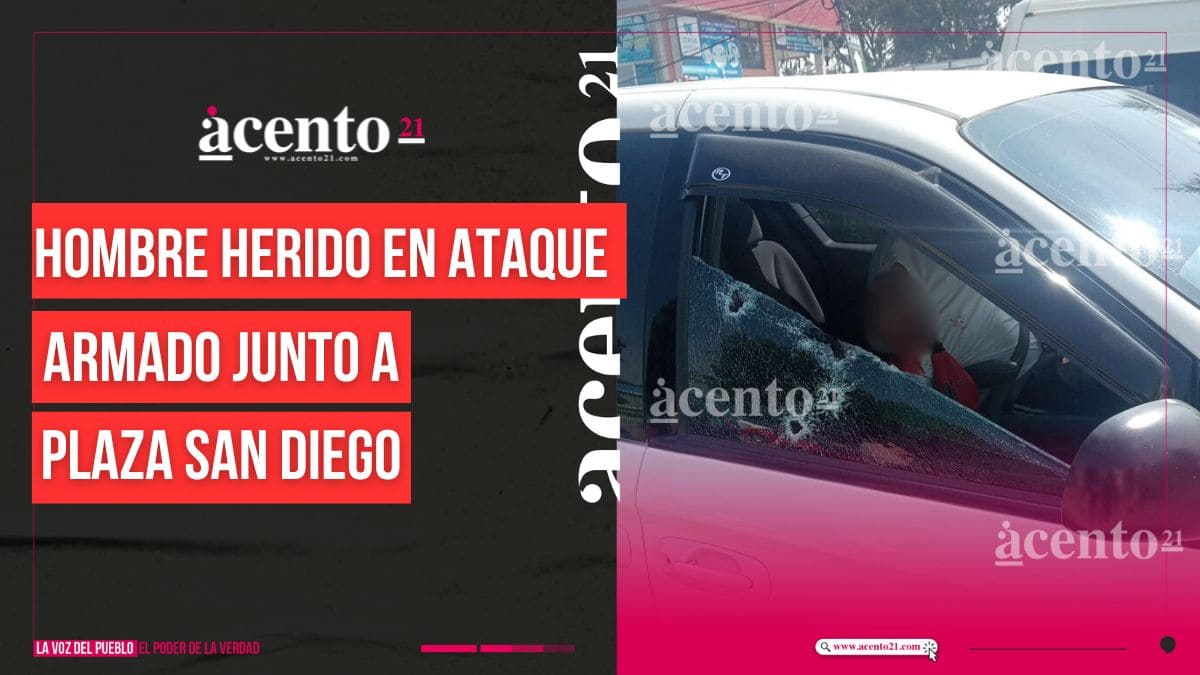 Hombre se debate entre la vida y la muerte al ser atacado a balazos cerca de Plaza San Diego