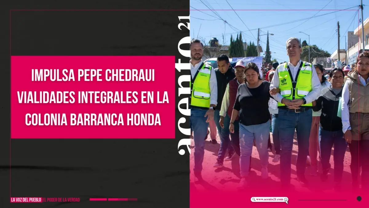 Impulsa Pepe Chedraui vialidades integrales en la Colonia Barranca Honda