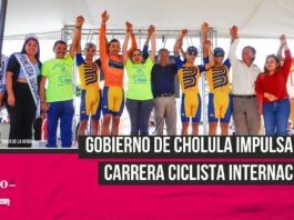 Incentiva Gobierno de Cholula el deporte, a través de la Carrera Ciclista