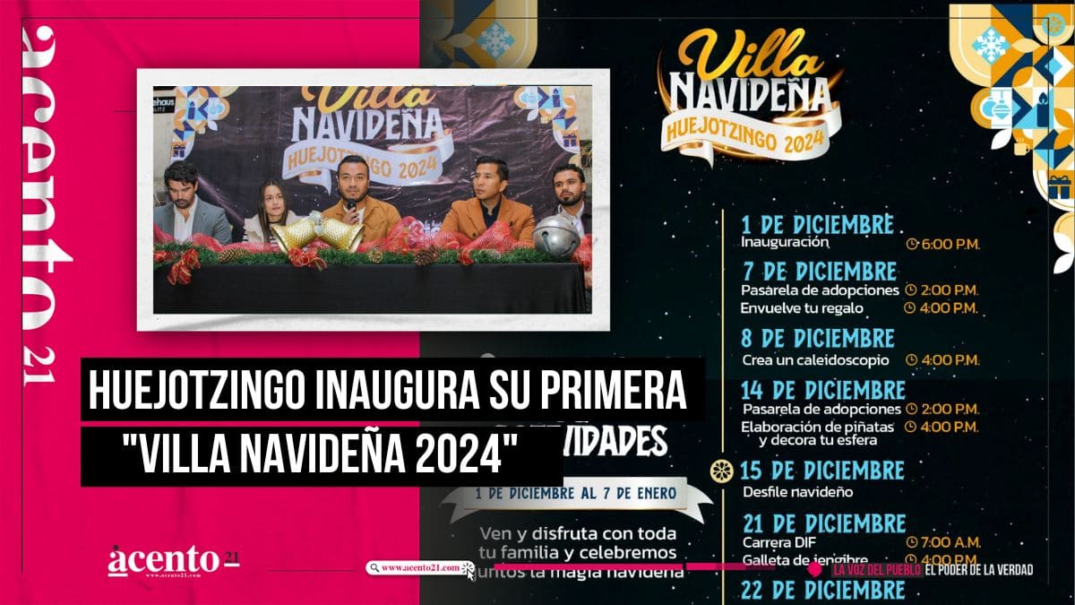 La magia de la navidad llega a Huejotzingo Roberto Solís presenta Villa navideña 2024