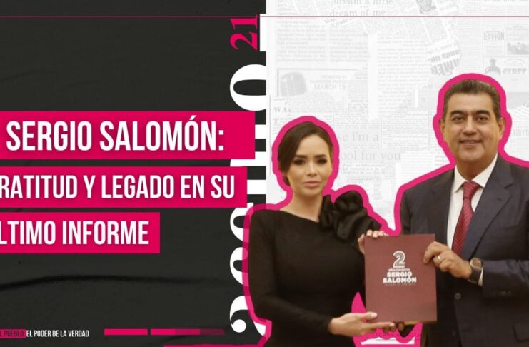 Me voy con el corazón lleno de gratitud y con la conciencia tranquila Sergio Salomón durante Informe de gobierno