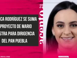 Mónica Rodríguez se suma a proyecto de Mario Riestra para dirigencia del PAN Puebla