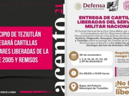 Municipio de Teziutlán entregará cartillas militares liberadas de la clase 2005 y remisos