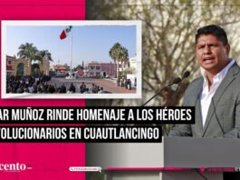 Omar Muñoz honra el legado de la Revolución Mexicana en Cuautlancingo