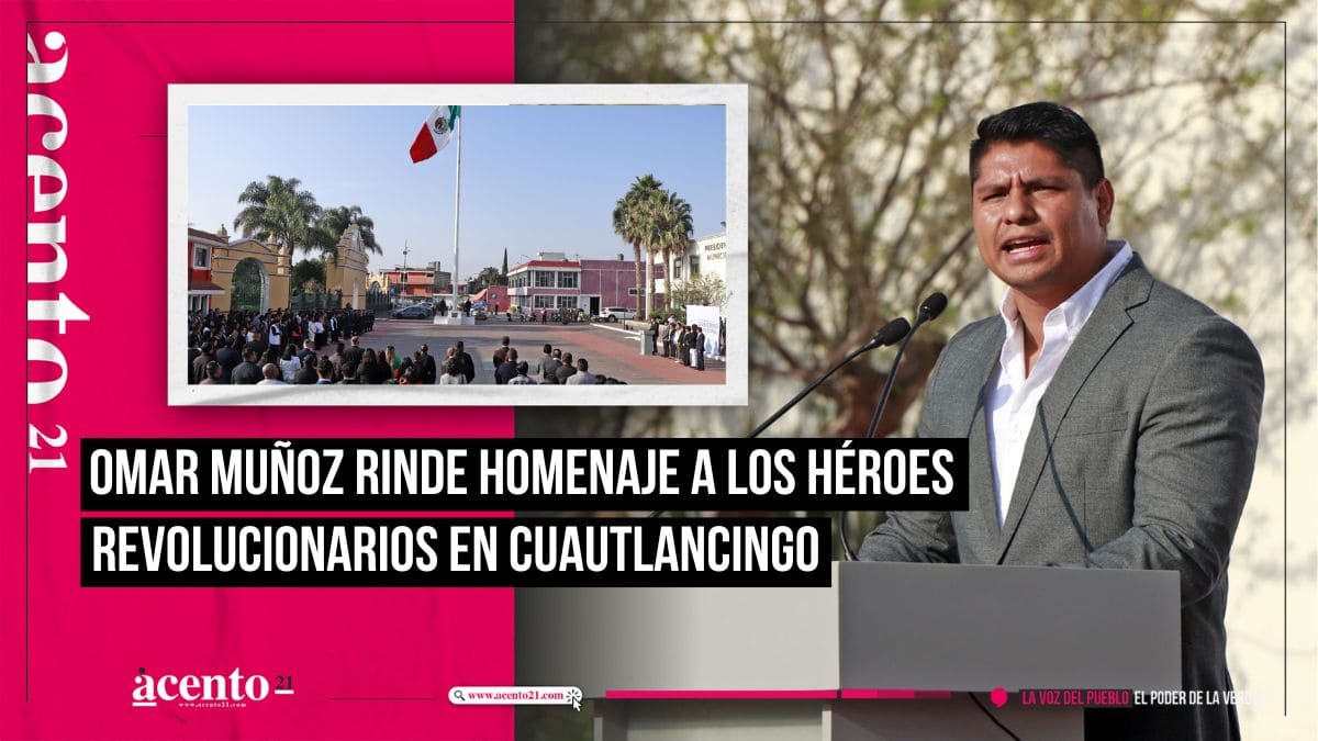 Omar Muñoz honra el legado de la Revolución Mexicana en Cuautlancingo