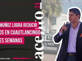 Omar Muñoz reduce delitos en Cuautlancingo en tres semanas