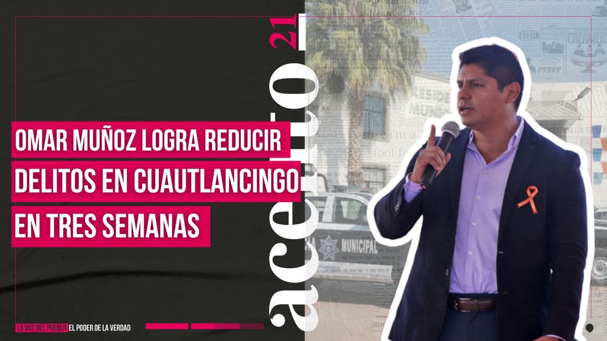 Omar Muñoz reduce delitos en Cuautlancingo en tres semanas