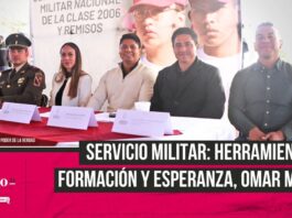 Omar Muñoz resalta valor del servicio militar para jóvenes