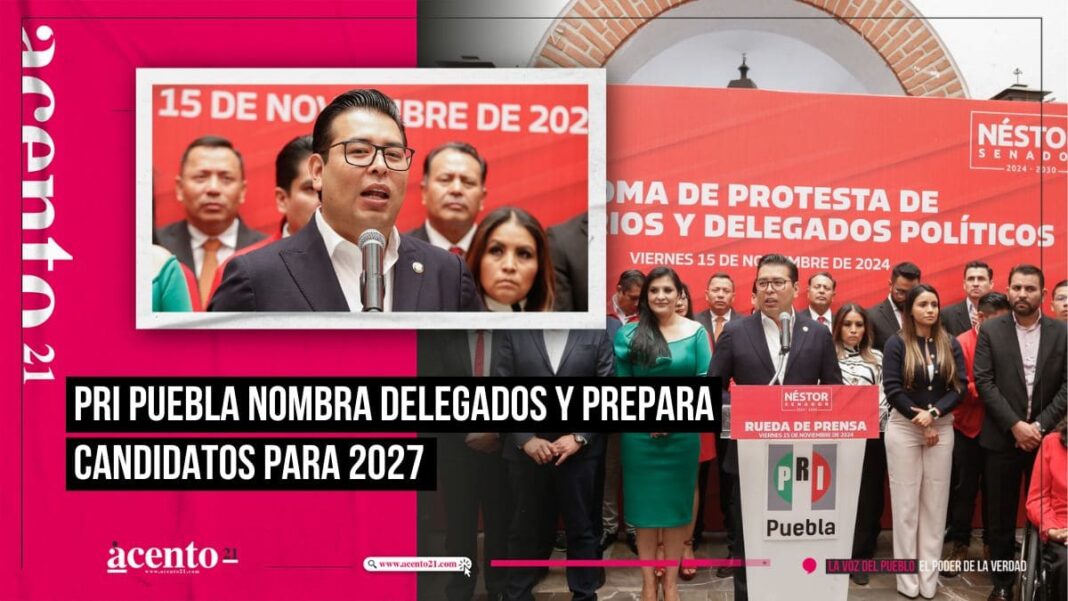 PRI Puebla prepara a candidatos para 2027; nombra delegados en el interior del estado