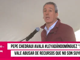 Pepe Chedraui avala #LeyAdánDomínguez “No se vale abusar de recursos que no son suyos”