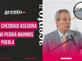 Pepe Chedraui descarta solicitar marinos para Puebla, asegura que seguridad está garantizada