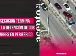 Persecución termina con la detención de dos hombres en Periférico