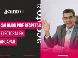 Pide Sergio Salomón a habitantes de Chignahuapan aceptar determinaciones de autoridades electorales