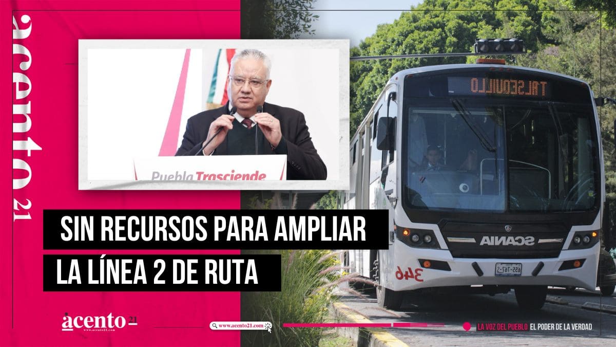 Por falta de recurso federal no habrá ampliación de la Línea 2 de RUTA