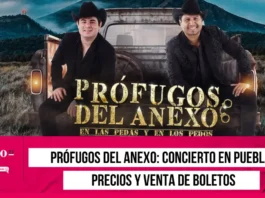 Prófugos del Anexo Concierto en Puebla, precios y venta de boletos