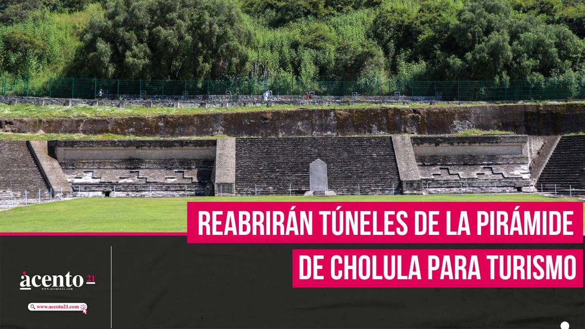 Reabrirán túneles de la Pirámide de Cholula, invertirán 100 mil pesos mensuales