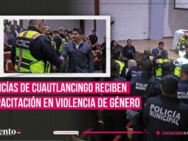 Reciben elementos de la SSC de Cuautlancingo capacitación en materia de violencia de género