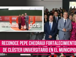 Reconoce Pepe Chedraui fortalecimiento de clúster universitario en el municipio