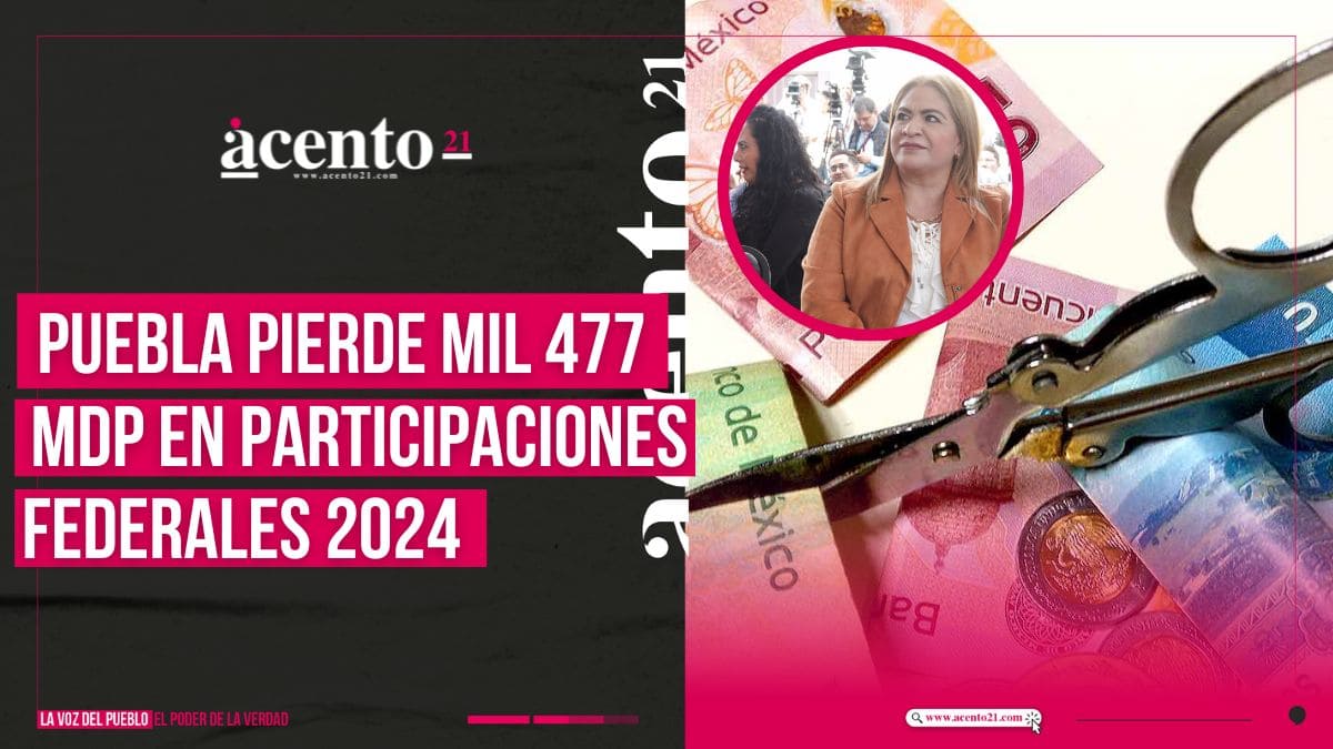 Recortan mil 477 mdp de participaciones federales a Puebla; afectará a municipios