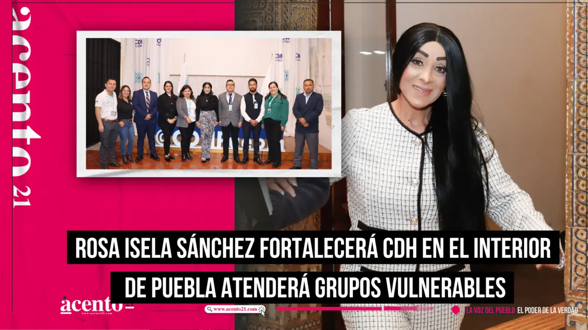 Rosa Isela Sánchez fortalecerá CDH en el interior de Puebla atenderá grupos vulnerables