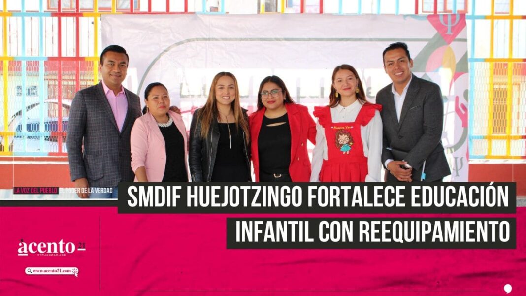 SMDIF de Huejotzingo entrega reequipamiento para mejorar la educación infantil