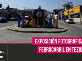 Se realiza una muestra fotográfica del ferrocarril en Teziutlán, conmemorado el Día del ferrocarrilero