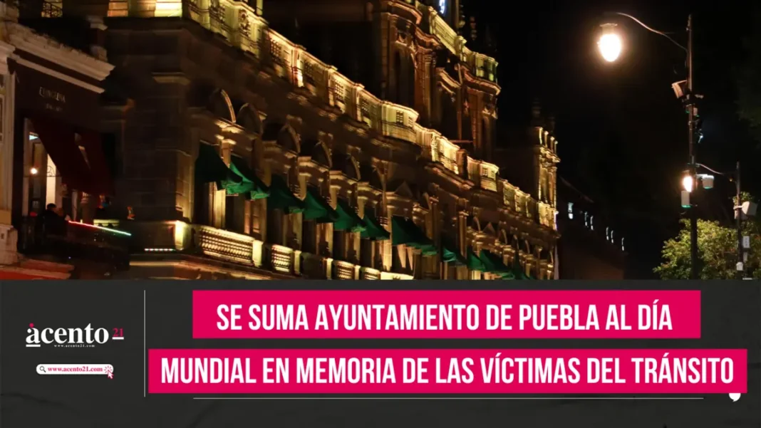 Se suma Ayuntamiento de Puebla al Día Mundial en Memoria de las Víctimas del Tránsito