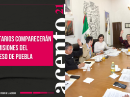 Secretarios comparecerán en comisiones del Congreso de Puebla