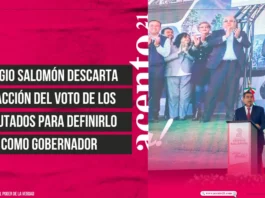 Sergio Salomón descarta coacción del voto de los diputados para definirlo como gobernador