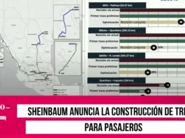 Sheinbaum anuncia la construcción de trenes para pasajeros