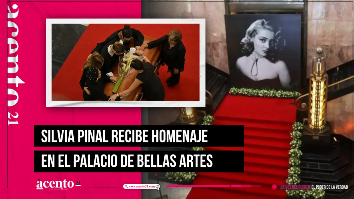 Silvia Pinal recibe homenaje en el Palacio de Bellas Artes