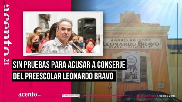 Sin pruebas para culpar a conserje de preescolar Leonardo Bravo en Centro Histórico de Puebla