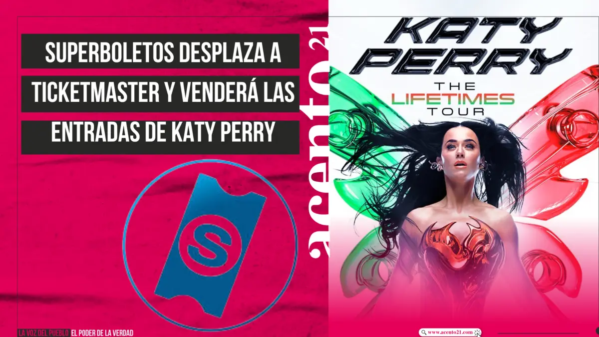 Superboletos desplaza a Ticketmaster y venderá las entradas de Katy Perry