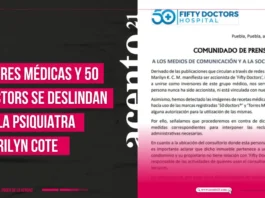 Torres Médicas y 50 Doctors se deslindan de la psiquiatra Marilyn Cote