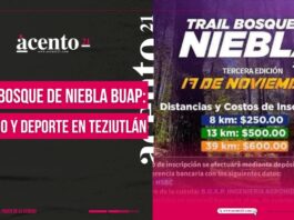 Trail Bosque de Niebla de la BUAP, una oportunidad para hacer turismo y deporte en Teziutlán