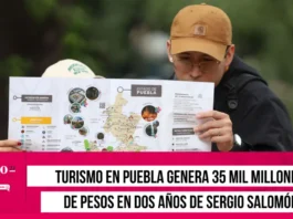 Turismo en Puebla genera 35 mil millones de pesos en dos años de Sergio Salomón