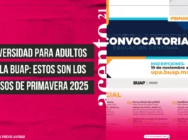 Universidad para Adultos de la BUAP estos son los cursos de primavera 2025