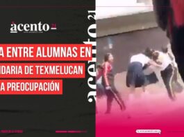 VIDEO Alumnas de segundaria protagonizan golpiza en Texmelucan