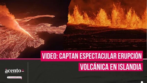 VIDEO Así se ve la impresionante erupción en Islandia