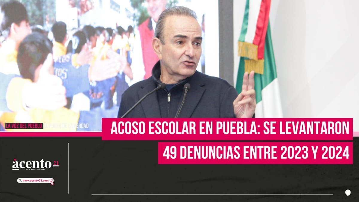 Acoso escolar en Puebla: Se levantaron 49 denuncias entre 2023 y 2024