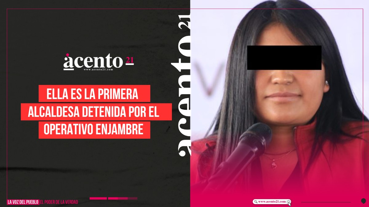 Ella es María Elena, la primera alcaldesa detenida por el Operativo Enjambre