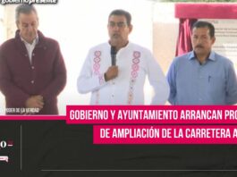 arrancan proyecto de ampliación de la carretera a Canoa