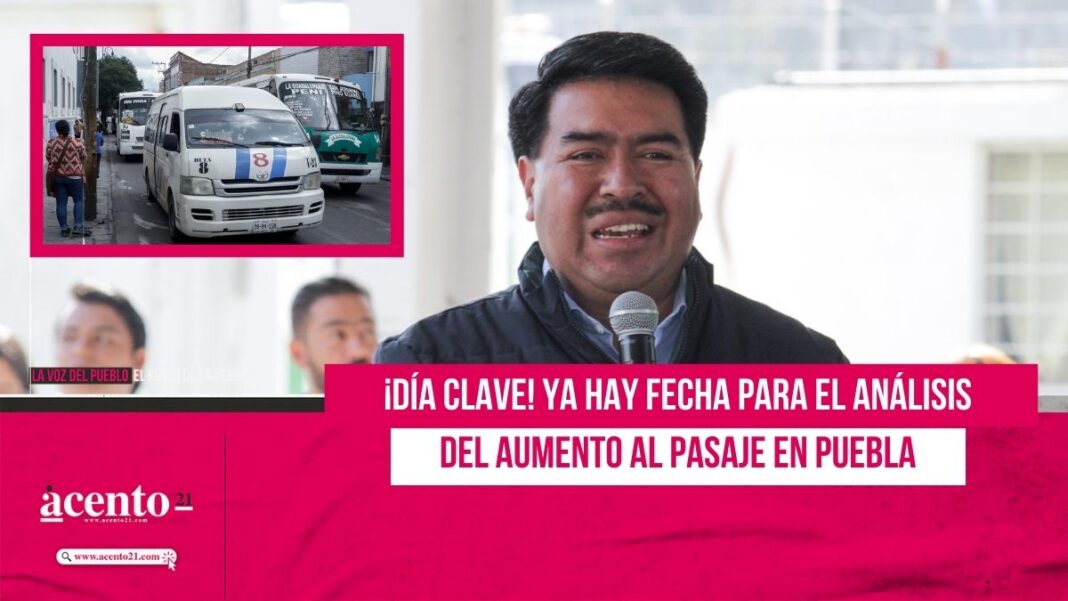 Ya hay fecha para el análisis del aumento al pasaje en Puebla