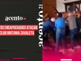 Sujetos encapuchados atacan el Club Britania Zavaleta