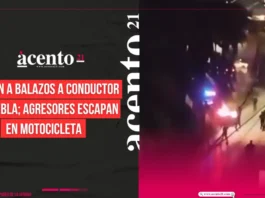 Atacan a balazos a conductor en Puebla; agresores escapan en motocicleta