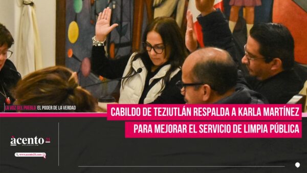 Cabildo de Teziutlán respalda a Karla Martínez para mejorar el servicio de limpia pública