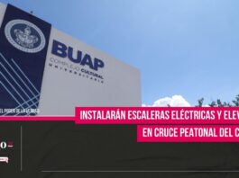 Instalarán escaleras eléctricas y elevadores en cruce peatonal del CCU BUAP